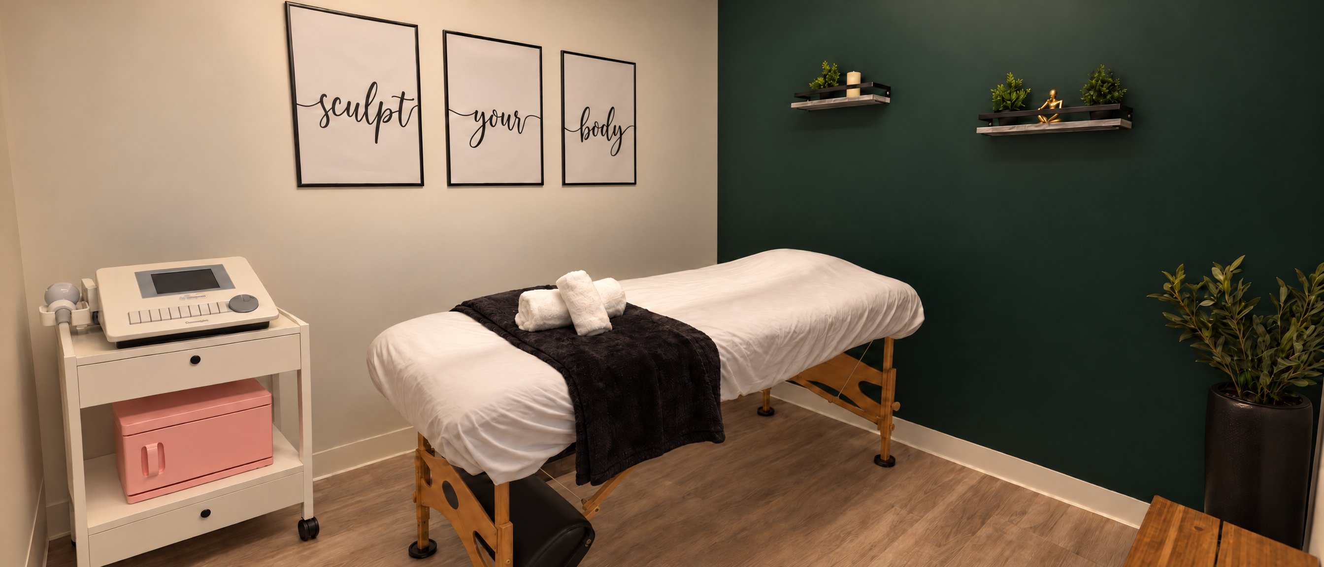 T-Shock Cryo Slimming treatment room at Body Techs near Minneapolis